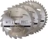 Lot de 3 lames SILVERLINE TCT Ø190 mm Alésage 30 mm - 20, Voir les images du produit 3