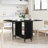 vidaXL Opklapbare eettafel met wielen, 130 x 80 x 76,5 cm, Productafbeelding-voorbeeld 2
