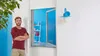 tesa Fliegengitter ALU FALT Faltrahmen 1,4x1,4m weiss Voir les images du produit 12