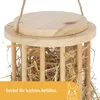 Kerbl Pet Heuraufe 3 in 1, Futterraufe, 25 cm, Holz, Ø 15 Produktbild-Vorschau 4