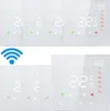 A collage of smart thermostats, some with a WiFi symbol. Podgląd zdjęcia produktu