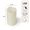 LED-kaarsen set van 4, crèmekleurig, met timer, op Productafbeelding-voorbeeld 3