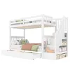 Sweiko 90x200cm Etagenbett, Treppenregal, ausgestattet mit Produktbild-Vorschau 8