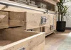 MASSIVMOEBEL24 | mobile TV in legno di Mango 260x50x60 Anteprima dell’immagine prodotto 5