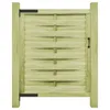 vidaXL Portail de jardin Pin imprégné 100x125 cm Vert Voir les images du produit 4