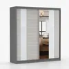 Schwebetürenschrank Kleiderschrank Schrank 203 cm Produktbild-Vorschau 4