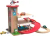 2Kids Toys Drewniany garaż z torem kolejowym Podgląd zdjęcia produktu 1