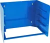 ADB Lochwand Wandhalter Kleinteilemagazin für 4 Sortimentskästen Stahlblechkästen (RAL 5015) 343x270x270 mm Produktbild-Vorschau