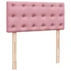 Boxspringbett mit Matratze Rosa 100x200 cm Samt Produktbild-Vorschau 5