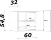 Flex Well Hängeschrank Capri BxTxH 60 x 32 x 54,8 cm Produktbild-Vorschau 4