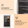 Klarstein Mini Kühlschrank mit Glastür, Mini-Kühlschrank Produktbild-Vorschau 2