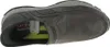A top-down view of a single gray Skechers slip-on shoe with a yellow insole. Anteprima dell’immagine prodotto