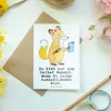 Mr. & Mrs. Panda Grußkarte Auszubildende Herz - Weiß - Produktbild-Vorschau 2