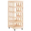 vidaXL Stojan na palivové dřevo s kolečky 40x49x110 cm Náhled obrázku produktu 4