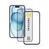 A product shot of a phone screen protector and a phone case. Produktbild-Vorschau