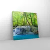 Bild auf Leinwand - Leinwandbild - Wasserfall Wald Umwelt - Produktbild-Vorschau 4