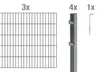 Alberts Doppelstabmatten Zaun, Höhe 120 cm, Länge 6 m, Produktbild-Vorschau 1
