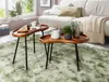 Finebuy Set de table basse FB52620 Sheesham massif Table de Voir les images du produit 2