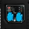 Close-up view of the control panel of a portable generator, showing various ports, switches, and indicator lights. Anteprima dell’immagine prodotto