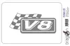 Aufkleber / Autoaufkleber - JDM - Die cut - V8 - Vintage Produktbild-Vorschau 2