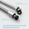 Duschschlauch 4m Edelstahl Ersatz Hochdruck Knickschutz Produktbild-Vorschau 3