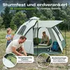 Sekey Kuppelzelt 4 Personen mit Vorzelt & Markise, Pop Up Produktbild-Vorschau 8