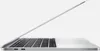 Side view of an open silver MacBook Pro laptop against a white background. Produktbild-Vorschau