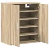 vidaXL Szafka na buty dąb sonoma 60x35x70 cm materiał Podgląd zdjęcia produktu 6