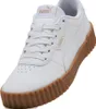A single white Puma sneaker with a gum sole, shown from a slightly elevated side angle. Produktbild-Vorschau
