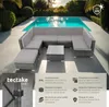 Canapé de Jardin VENISE 7 places - gris Voir les images du produit 2