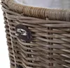 KRINES HOME Wysoki kosz na pranie o nowoczesnym, bulwiastym Podgląd zdjęcia produktu 11