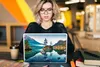 MuchoWow® Laptop Aufkleber Sticker Cover Berge - See - Produktbild-Vorschau 5