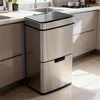 72L grau Automatischer Mülleimer,mit 3 + 1 Produktbild-Vorschau 2