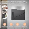 ECD Germany Briefkasten mit Zeitungsfach, 37x36,5x10,5 cm, Produktbild-Vorschau 2