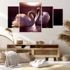 Bild auf Leinwand - Leinwandbild - Schwäne Landschaft Produktbild-Vorschau 7