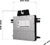 SUNNIVA® 2000W Balkonkraftwerk BIFAZIAL FULLBLACK komplett Produktbild-Vorschau 5