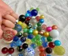 60 Glasmurmeln Set – 10×25 mm & 50×16 mm – Bunter Mix – Produktbild-Vorschau 3