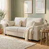 HOMCOM 3-zitsbank, 211,5 cm. Comfortabele bank met diepe Productafbeelding-voorbeeld 2