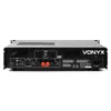 The back panel of a Vonyx PA amplifier is shown against a white background. Produktbild-Vorschau