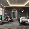 Badspiegel mit LED Beleuchtung und Touch-Schalter - Palermo Produktbild-Vorschau 3