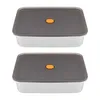 Navaris 2x Edelstahl Marinierschale mit Deckel Produktbild-Vorschau 5