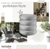 A collage of furniture and home decor items, including a chair, ottoman, shelving unit, and plants, with marketing text. Náhled obrázku produktu