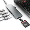 dodocool 7-in-2 USB-C-Hub-Adapter aus Aluminiumlegierung Produktbild-Vorschau 1
