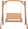 BELIANI Hollywoodschaukel Lärchenholz Outdoor Terrasse Produktbild-Vorschau 4