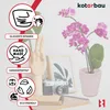 KOTARBAU® Pot de fleurs Rose Céramique émaillée ⌀ 12 cm Voir les images du produit 4