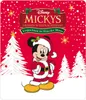 Mickey Mouse in a Santa costume with Christmas trees and snow. Produktbild-Vorschau
