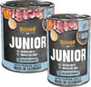 Two cans of dog food are displayed side-by-side against a white background. Produktbild-Vorschau