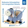Bieco Plüsch Schaukeltier Esel | Kinder Schaukelstuhl mit Produktbild-Vorschau 5