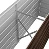 vidaXL Garten-Hochbeet Braun 160 x 40 x 77 cm Verzinkter Produktbild-Vorschau 10