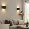 2er Set LED Wandleuchte, Bewegungsmelder, schwarz, Akku, Produktbild-Vorschau 3